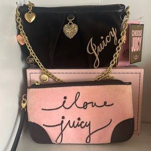 Small juicy black bag and I love juicy clutch bundle can separate send offers
